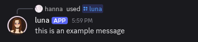 luna example